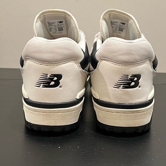 New Balance 550 Shoes in Cream Black Men's 11 - Picture 10 of 13